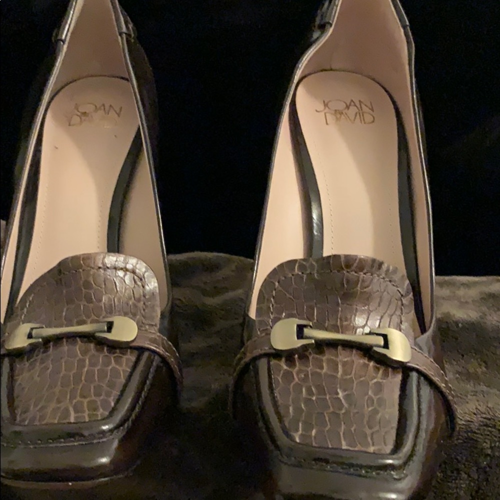 Brown leather shoes